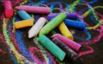 Thursday Therapy Thoughts: Sidewalk Chalk
